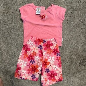 Sprockets Pink outfit size 3-6 months  onesie with pants